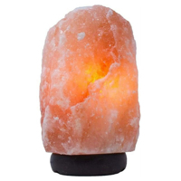 Lámpara de sal rosa del Himalaya con forma de pirámide Feng Shui decorativa USB de alta calidad tallada en roca natural OEM personalizado de Pakistán