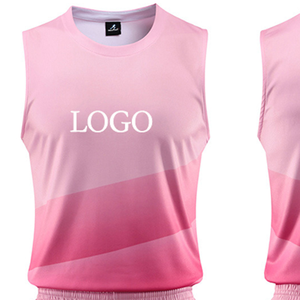 2025บาสเก็ตบอลชุดกีฬาลำลองแขนกุดสำหรับผู้ชายเครื่องแบบทีม unisex เครื่องแบบบาสเก็ตบอลสีตามสั่งดีไซน์ใหม่ - Product Image 5