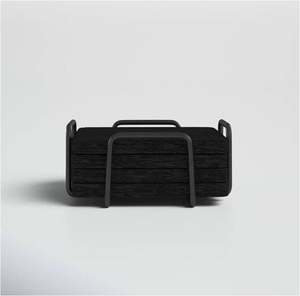 Sous-verre en métal en bois noir Unique, vente en gros, hôtel, chambre, restaurant, bureau, nouvelle collection, sous-verres, vente chaude, fabriqué en inde - Product Image 1