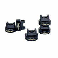 Supports magnétiques pour attaches à fermeture éclair North Georgia Lighting - Lot de 5