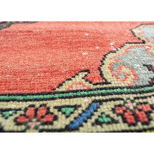 Alfombras de Lana Anudadas a Mano de Estilo Vintage en Rojo Anaranjado, Alfombra Grande de Jaipur Pae-2492 con Medallón para Sala de Estar, Pasillo, Nueva Alfombra de Jaipur US - Product Image 3