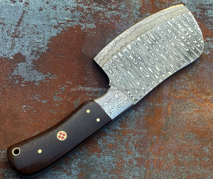 Cuchillo de Cocina de Acero de Damasco Ecológico de 8 Pulgadas con Mango de Madera de Palisandro, Venta Directa de Fábrica, el Más Vendido - Product Image 1