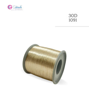 Fil à broder 1091 haute ténacité Fil métallique Lurex Kasab et fil de polyester en finition métallique Durable et élégant - Product Image 3