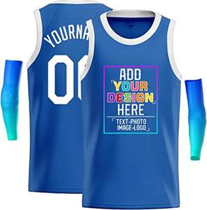 Conjuntos de uniformes de baloncesto personalizados, ropa de baloncesto de secado rápido con cuello en V de poliéster por sublimación en blanco - Product Image 5