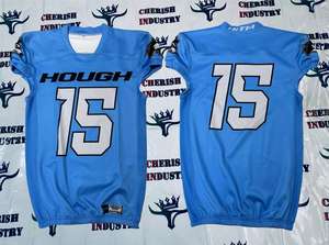 Uniforme sublimado de equipo de fútbol americano personalizado, diseño personalizado de tu propio equipo, aparejo de sarga poliéster Spandex, UNIFORMES DE EQUIPO sublimados personalizados - Product Image 4