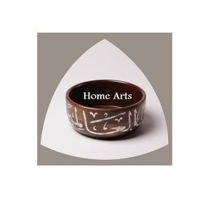 Cuenco pintado a mano de madera de calidad Superior diseño de tendencia cuenco de frutas de comida de forma redonda para uso en eventos de boda - Product Image 6