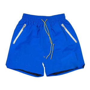 Short de course pour hommes avec logo personnalisé Vente en gros Nylon respirant à séchage rapide Coupe ajustée avec motif solide - Product Image 2
