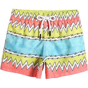 Fabriqué au Vietnam-Short de bain en gros respirant maillot de bain fleur et feuille short de bain pour homme - Product Image 6