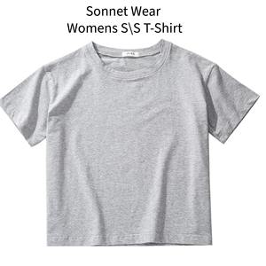 Camiseta corta de algodón para mujer, camiseta informal de manga corta, ajustada, para verano - Product Image 4