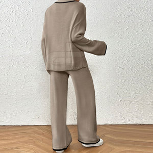 Ensemble deux pièces oversize pour femme, tenue décontractée pour la maison et l'extérieur - Product Image 5