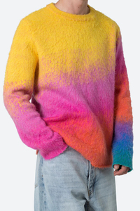 Cardigan en laine pour homme, anti-plis, respirant, col tendance, coupe ample, tricoté, chaud, fourré, hiver, couleur unie - Product Image 4