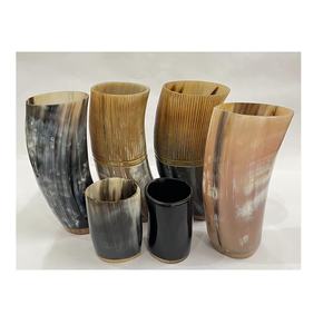 Vaso de chupito de cuerno Natural antiguo, artículos para beber hechos a mano de alta calidad, fabricación al por mayor de alta comercialización para Vasos - Product Image 6