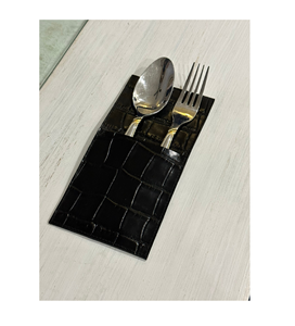 Funda de cuero de alta calidad para el almuerzo, prenda más antigua de color azul - Product Image 2