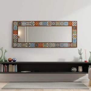 Handmade Ethnic Tile Ceramic Stone Large Pier Glass <b>Mirror</b> - Home <b>Wall</b> <b>Hanging</b> <b>Mirror</b> - Product Image 6