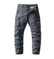 Pantalon cargo tactique ample et élégant pour homme, 100 % coton Rip-Stop 240g, tricoté, écologique, respirant, pour l'hiver et les activités de plein air, taille basse