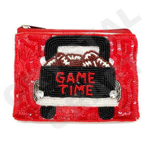 Monedero con cuentas de semillas de árbol de Navidad personalizado, hermoso accesorio de moda con características de accesorios de moda - Product Image 5