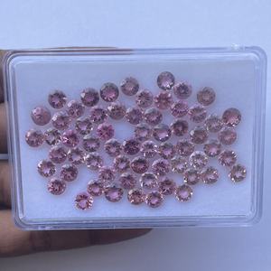 Piedra turmalina Rosa bebé Natural de 6mm y 8mm, piedra preciosa suelta de corte redondo facetado, calidad AAA, venta al por mayor, fabricación de joyas Alibaba - Product Image 3