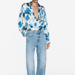 Camisas de moda florales de colección de verano occidental para mujer únicas y de moda para fiesta y opciones de ropa de oficina de la India - Product Image 1