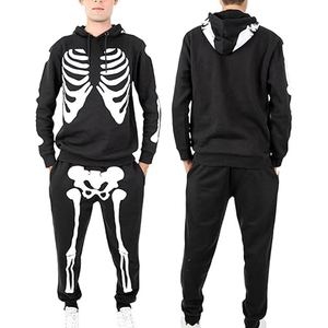 ชุดวอร์มมีฮู้ดสำหรับผู้ชายชุดวอร์มกีฬาลำลองแขนยาว - Product Image 4