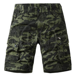 กางเกงขาสั้นคาร์โก้สำหรับผู้ชายสีพื้นกางเกงขาสั้นคาร์โก้แฟชั่นใหม่ใส่สบายสำหรับฤดูร้อน - Product Image 1