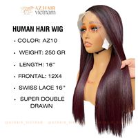 Tendance chaude Trame Extensions De Cheveux Vin Bourgogne Couleur Vietnamien Cheveux Wick La Meches Bon Os Droit
