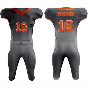 Maillot de football américain personnalisable pour équipe professionnelle, respirant, à manches courtes, séchage rapide, protection UV, grande taille, unisexe - Product Image 1