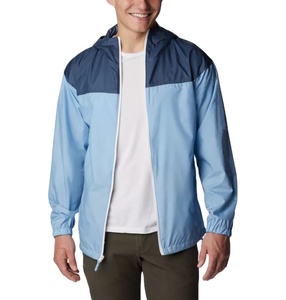 Veste coupe-vent légère à capuche pour homme, logo personnalisé, vente en gros, résistante à l'eau, avec ourlet réglable, pour la randonnée - Product Image 2