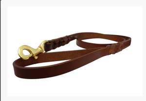 Harnais pour chien en cuir véritable fait à la main, confortable, laisse assortie, collier réglable, accessoires pour animaux de compagnie pour une utilisation en extérieur, éthique - Product Image 5