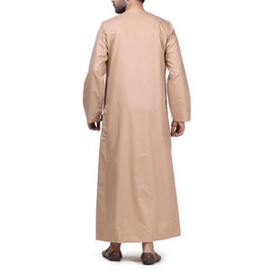 Thobe pour hommes, robe pour hommes, Jubbah, caftan de mode, vêtements islamiques pour la maison, service OEM, faible MOQ, meilleurs designs de Burqa, Jubbah - Product Image 3