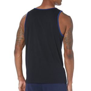 Débardeur en coton uni pour hommes, vêtements de fitness respirants avec gilet de musculation sans manches de grande taille - Product Image 3