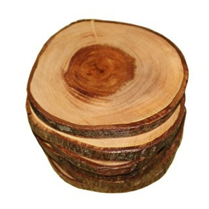 Juego de posavasos de madera de forma redonda, con forma personalizada, también disponible, para oficina, fiesta, boda, recepción, tazas de cerveza, fundas antipolvo - Product Image 6