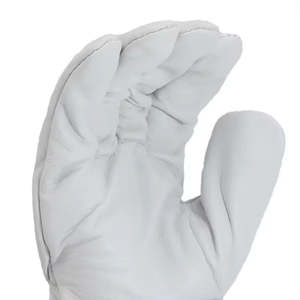 Venta al por mayor de guantes de soldadura resistentes al fuego de cuero partido De Vaca hechos en fábrica Guantes de trabajo industriales personalizados - Product Image 2