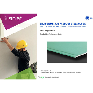 Siniat pregydro H2 ba13 1200x2000 tấm thạch cao cho phòng ướt và tường sản phẩm bột thạch cao - Product Image 4