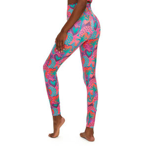 Low MOQ Women's Yoga <b>Leggings</b> Mid Waist Spandex/Polyester Eco-Friendly High Quality Tight Fitness Wear Reasonable Price - Product Image 3