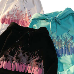 Sweat à capuche d'hiver Y2K surdimensionné 500 GSM uni teint, court, déchiré, zippé, pour homme, personnalisé, poids lourd - Product Image 1