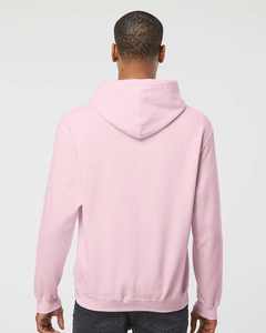 Sudadera con capucha de algodón de alta calidad de Bella Canvas, diseño de Color rosa, uso durante todo el día, sudadera clásica de algodón hilado en anillo/poliéster, sudaderas con capucha - Product Image 3