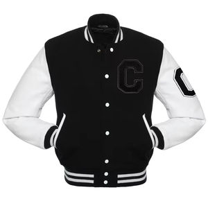 Veste décontractée d'hiver pour homme avec capuche, col montant, motif uni et logo frontal - Product Image 1