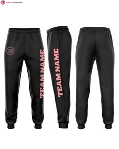 Haute qualité noir bleu clair polaire survêtement pantalons de survêtement respirant coton Style décontracté taille élastique taille moyenne plat pour l'automne - Product Image 2