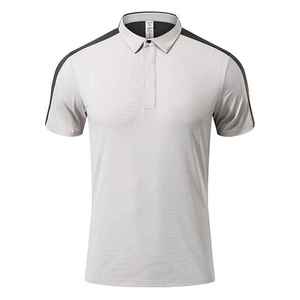 Pure Color 2025 Último diseño Hombres para camisetas 100% Algodón Alta calidad Punto Transpirable Manga corta Color sólido - Product Image 1