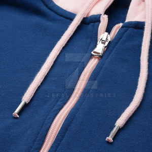 Sudaderas con capucha con cremallera informales de invierno de alta calidad para mujer, ajustadas, con diseño personalizado, logotipo frontal transpirable - Product Image 5