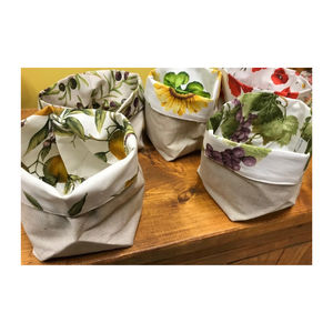 Organizador bordado de algodón 100% Polka decorativo con textura suave perfecto para pan, frutas y mesa, cesta de mesa - Product Image 6