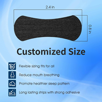 Bandes nasales hypoallergéniques super élastiques anti-transpiration, patchs nasaux sans latex en tissu non tissé, bandes nasales en soie pour le sport