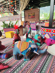 Beautyful độc đáo bán buôn unisex Đồ chơi & sở thích Handmade Thổ Cẩm <span class=keywords><strong>mong</strong></span> Sapa dân tộc khỉ Thú nhồi bông đồ chơi ở mức giá tốt - Product Image 5