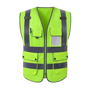 Gilet de travail de sécurité réfléchissant coloré haute visibilité travail de construction de sécurité vêtements réfléchissants de sécurité respirants - Product Image 2