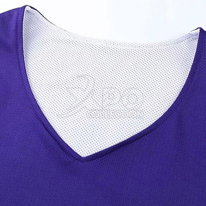 ชุดบาสเก็ตบอลแขนกุดสำหรับทุกเพศเครื่องแบบบาสเก็ตบอลโลโก้ของคุณเอง - Product Image 2