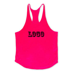 Conception Premium Coton Hommes Entraînement Muscle Stinger Logo Imprimé Personnalisé Durable Écologique Gym Stringer Débardeur. - Product Image 3