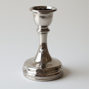 Antique Silver <b>Christmas</b> Candle Holder Carved With Craftsmanship Blending Festive Sparkle With Vintage Inspired Holiday - Product Image 6