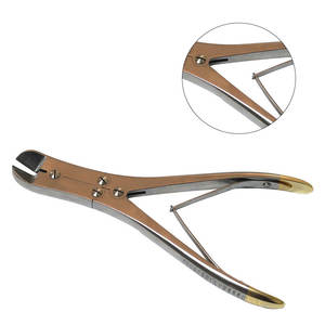 Cortador de Alambre para Clavos Óseos de Alta Calidad, Simple y Doble Articulación, 140 mm/180 mm, Tijeras Cortadoras de Hueso, Instrumentos Ortopédicos - Product Image 5