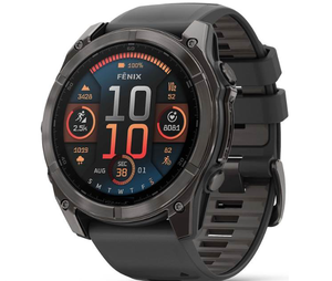 นาฬิกาอัจฉริยะ GPS มัลติสปอร์ต fenixS 8 Sapphire รุ่นใหม่ล่าสุด ขนาด 51 มม. หน้าจอ AMOLED พร้อมชุดอุปกรณ์ครบครัน - Product Image 1