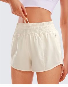 Custom Sports Wear Side Pocket Sports Shorts Solid Color Active Shorts Mid <b>Elastic</b> <b>Waist</b> Quick-Drying Running Shorts for Woman - Product Image 4